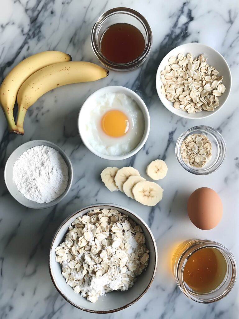 ingredients-mug-cake-flocon-avoine-banane-healthy