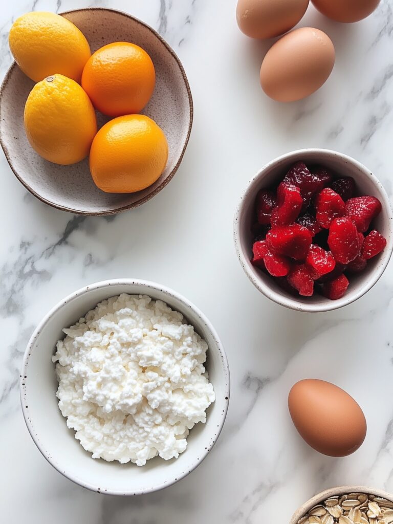 ingredients-mug-cake-flocon-avoine-fromage-blanc-compote