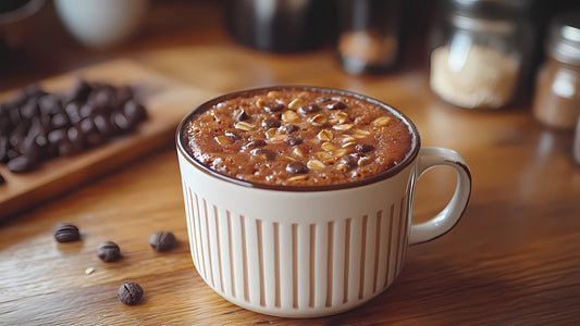 Mug Cake aux Flocons d'Avoine, à la Banane et au Cacao