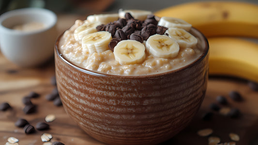 Mug Cake aux Flocons d'Avoine avec de la Banane, sans Œufs