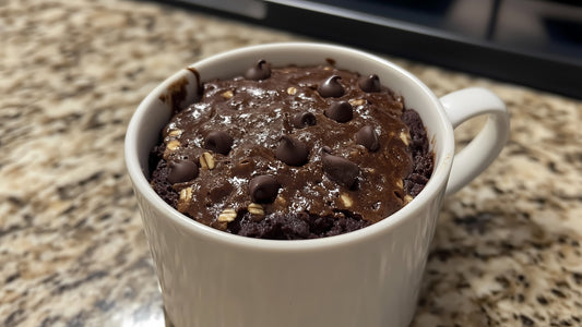 Mug Cake aux Flocons d'Avoine, au Chocolat, Sans Banane