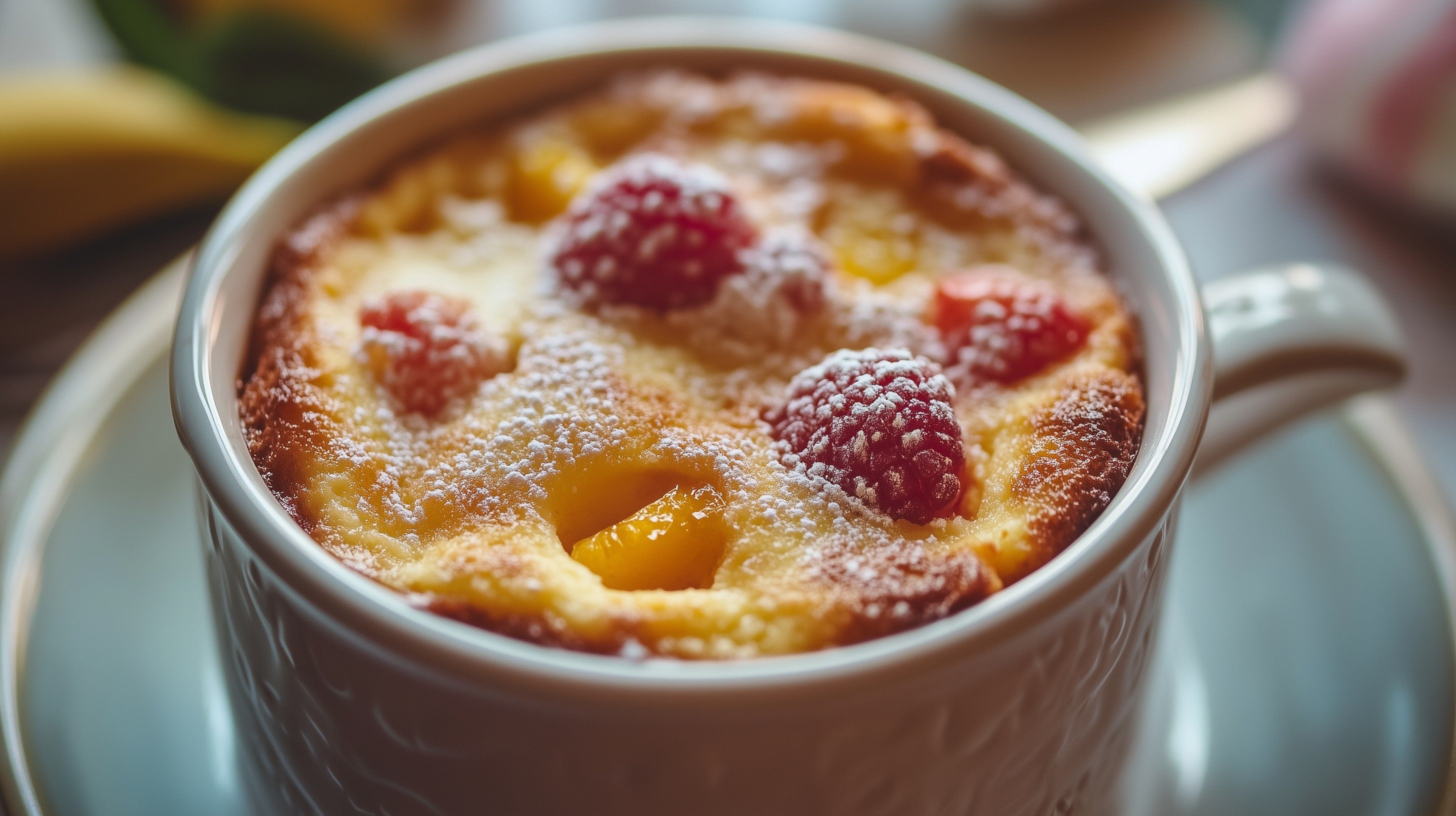 Mug Cakes aux Fruits