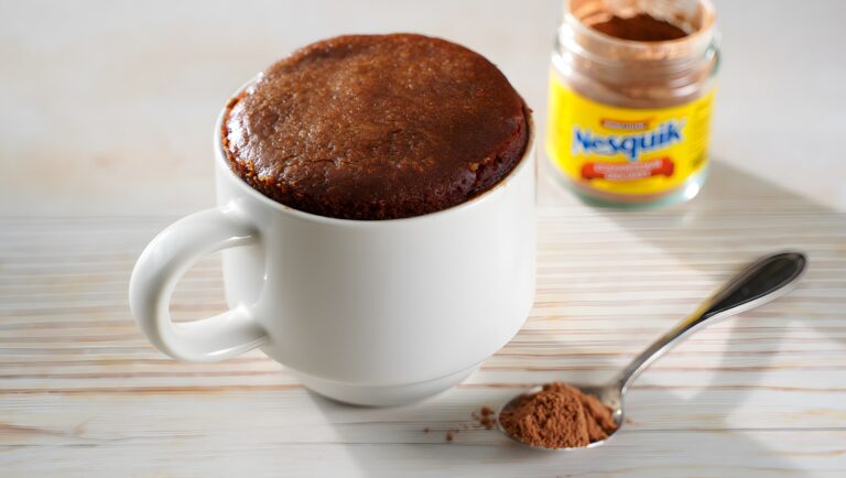 Mug Cake Nesquik sans Œuf ni Beurre