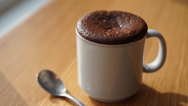 Mug Cake Rapide au Chocolat