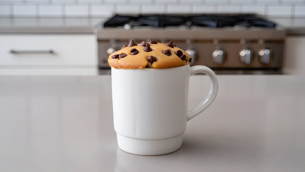 mug cake cookie sans oeuf sans lait
