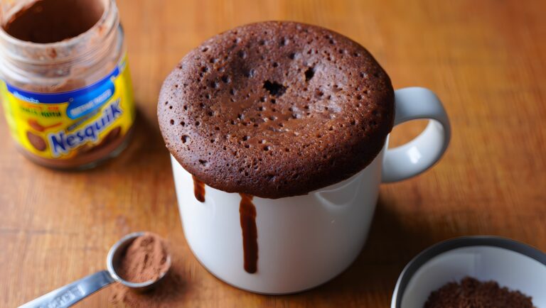 mug cake nesquik sans oeuf sans lait