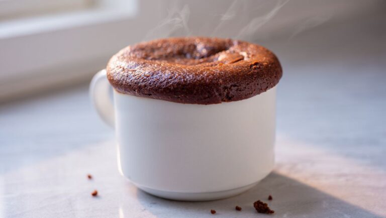 Mug Cake au Four, au Nutella