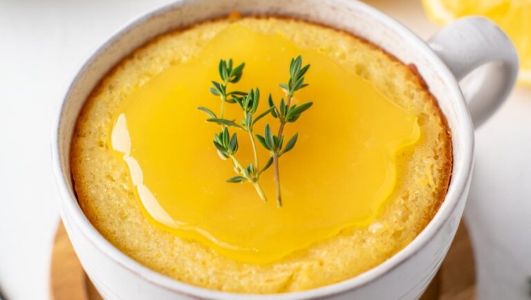 mug cake citron sans levure