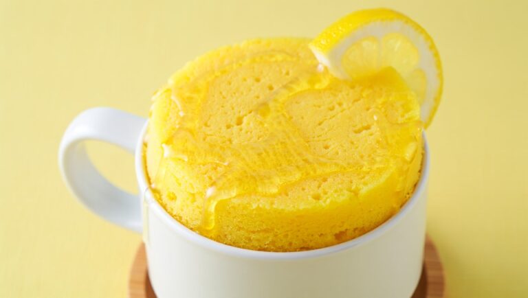 ​Mug Cake au Citron, sans Lait