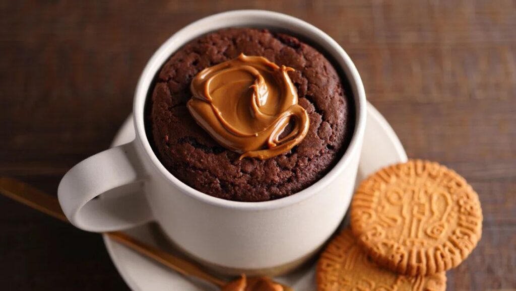 Mug-Cake-au-Speculoos-au-Chocolat-et-sans-Oeuf