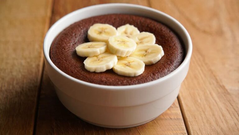 Bowl Cake à Ig Bas, à la Banane, au Chocolat et sans Œuf