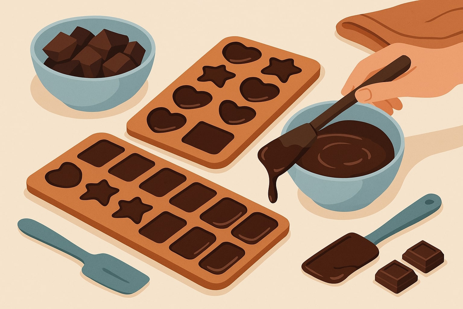 comment-faire-chocolat-avec-des-moules