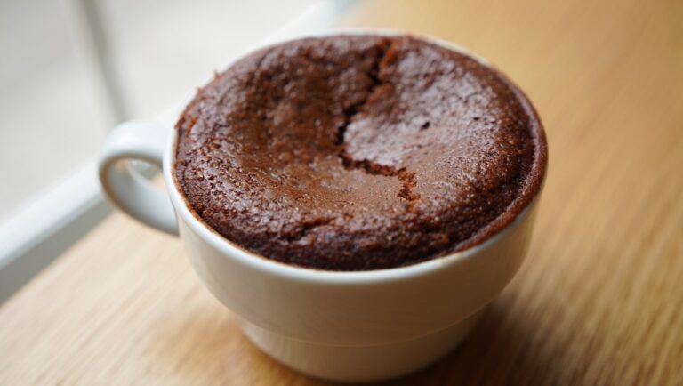 Mug Cake au Cacao, sans Lait