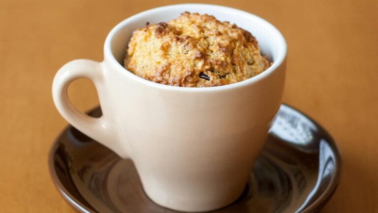 Mug Cake au Lait de Coco