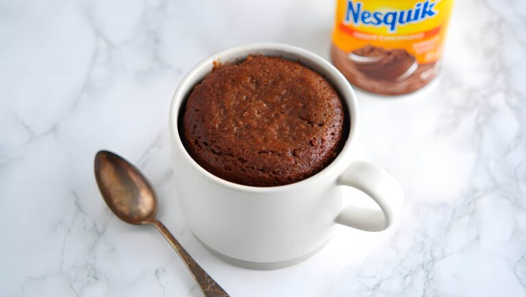 Mug Cake Nesquik Fondant sans Beurre