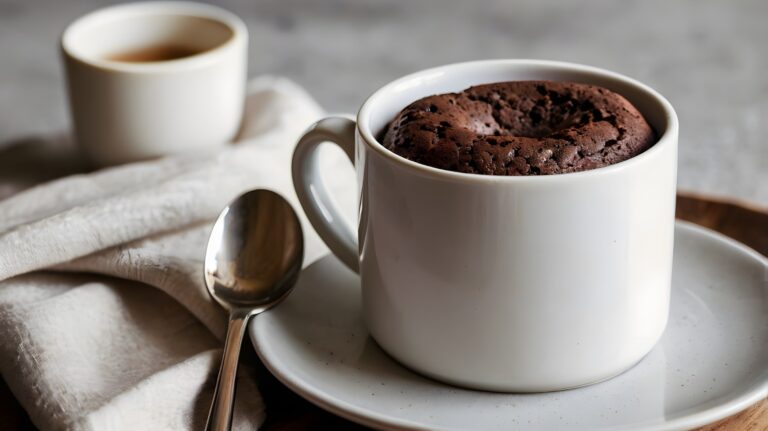 Mug Cake au Chocolat, Peu Calorique