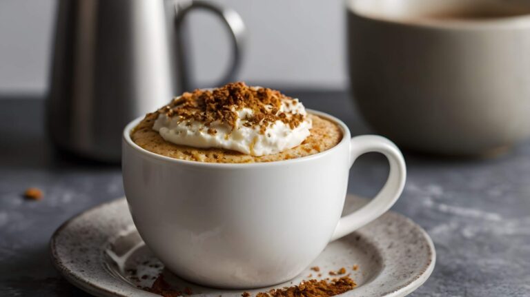 Mug Cake Protéiné Sans Œuf