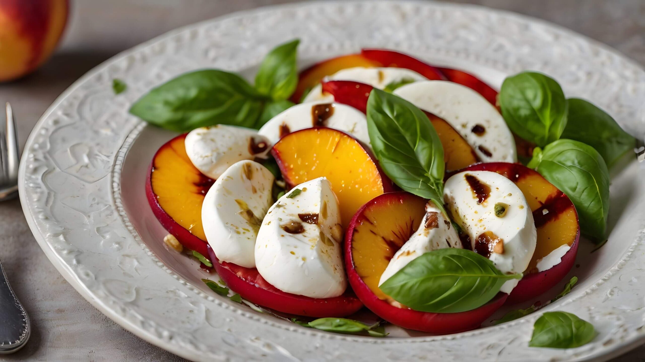 salade-caprese-peche